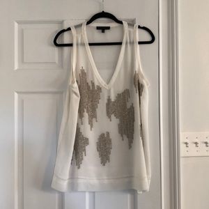 Sanctuary sheer sequined top size M